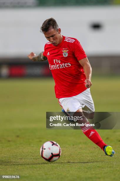 Benfica defender Alex Grimaldo from Spain during the match between SL Benfica and Vitoria Setubal FC for the Internacional Tournament of Sadoat...