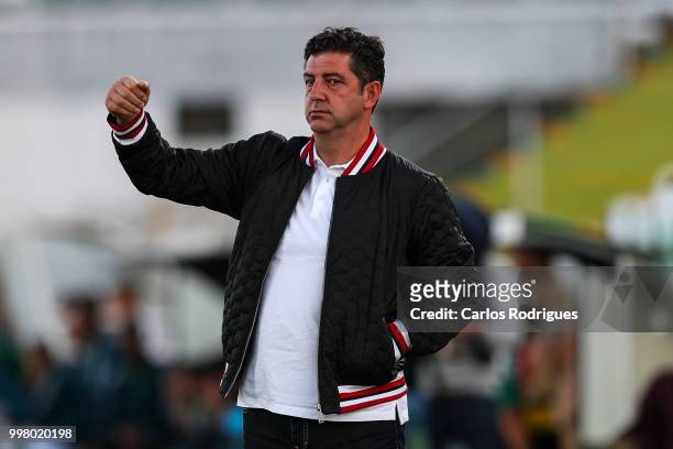 Benfica head coach Rui Vitoria from Portugal during the match between SL Benfica and Vitoria Setubal FC for the Internacional Tournament of Sadoat...