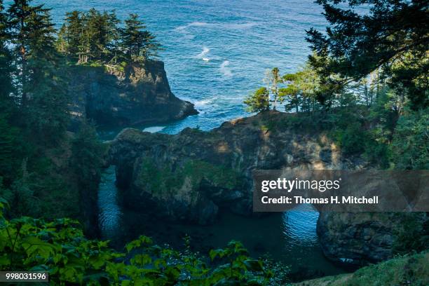 or-bsamuel j boardman state park-natural bridge - natural bridge state park stockfoto's en -beelden