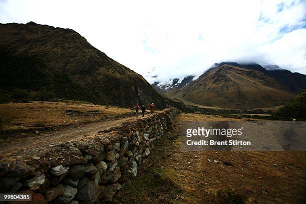 Images taken trekking to and around the Salkantay Lodge and Trek facility, located in the high plane of the Saraypampa area, Saraypampa, Peru, June...