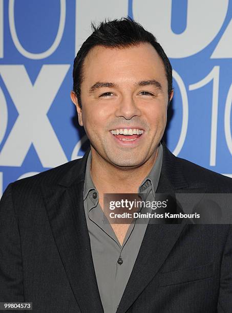 Seth MacFarlane attends the 2010 FOX Upfront after party at Wollman Rink, Central Park on May 17, 2010 in New York City.