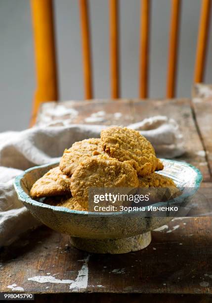 pumpkin cheesecake cookies.style rustic - pumpkin cheesecake stock pictures, royalty-free photos & images
