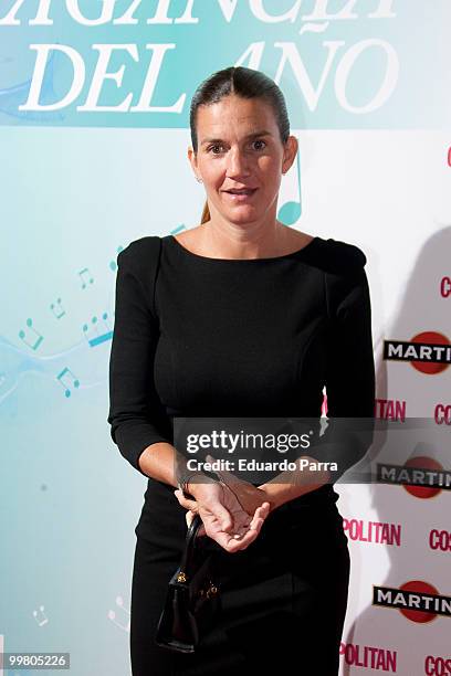 Samantha Vallejo-Najera attends the Cosmopolitan - Fragance of the Year photocall at Lara Theatre on May 17, 2010 in Madrid, Spain.