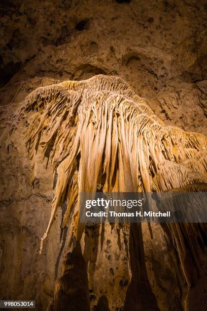 nm-carlsbad caverns national park - calcite stock pictures, royalty-free photos & images