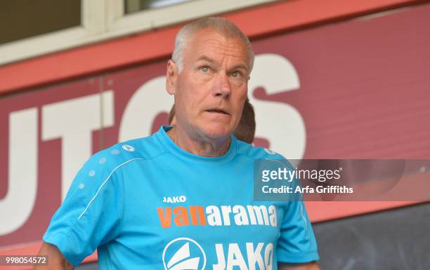 Peter Taylor manager of Dagenham and Redbridge prior to the pre season frindly between Dagenham and Redbridge and West Ham United U23 at Chigwell...
