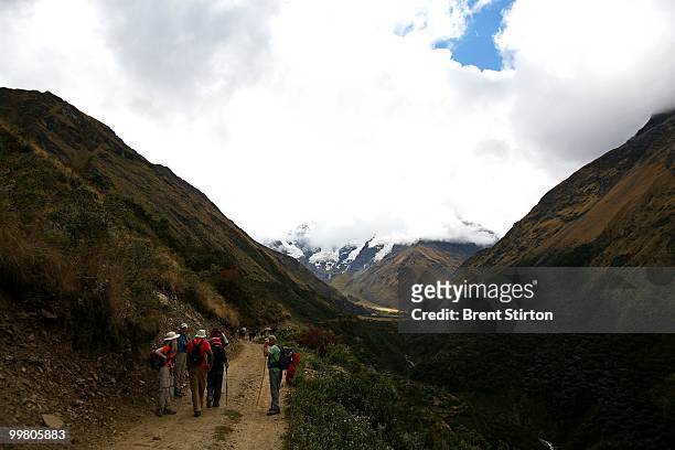 Images taken trekking to and around the Salkantay Lodge and Trek facility, located in the high plane of the Saraypampa area, Saraypampa, Peru, June...