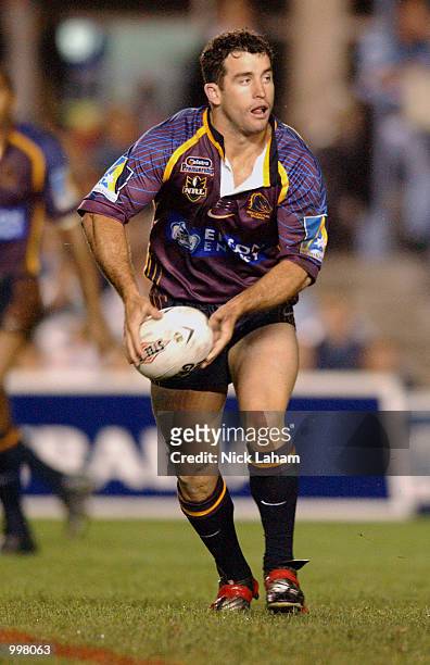 Shane Walker of the Broncos in action during the NRL qualifying final between the Sharks and the Brisbane Broncos held at Toyota Park, Sydney,...