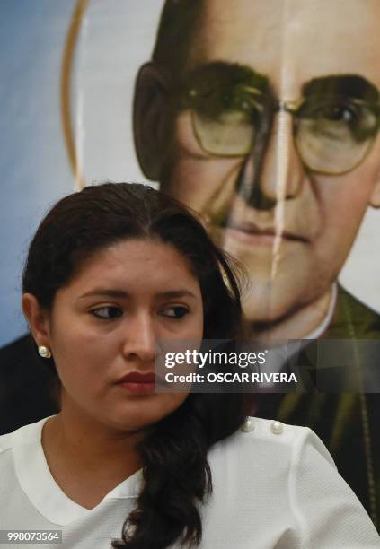 Cecilia Flores de Rivas, the woman who survived by a "miracle" attributed to blessed Oscar Arnulfo Romero, is presented by the archbishopric of San...