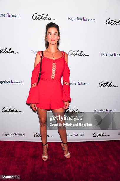 Tiffany Brouwer arrives at Gilda Garza Presents Kings & Queens Art Exhibition in Support of Together1Heart on July 12, 2018 in Los Angeles,...