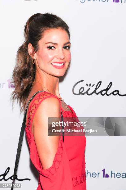 Tiffany Brouwer arrives at Gilda Garza Presents Kings & Queens Art Exhibition in Support of Together1Heart on July 12, 2018 in Los Angeles,...