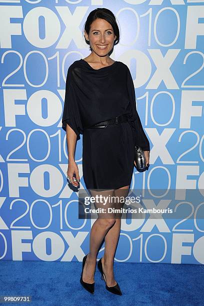 Actress Lisa Edelstein attends the 2010 FOX Upfront after party at Wollman Rink, Central Park on May 17, 2010 in New York City.