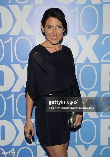 Actress Lisa Edelstein attends the 2010 FOX Upfront after party at Wollman Rink, Central Park on May 17, 2010 in New York City.