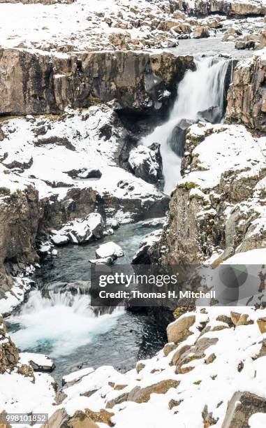 iceland-sveinstekksfoss - brook mitchell stock pictures, royalty-free photos & images