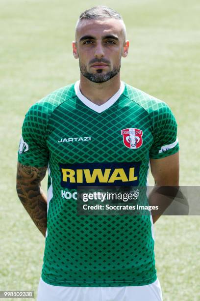 Antonio Stankov of FC Dordrecht during the Photocall FC Dordrecht at the Riwal Hoogwerkers Stadium on July 13, 2018 in Dordrecht Netherlands