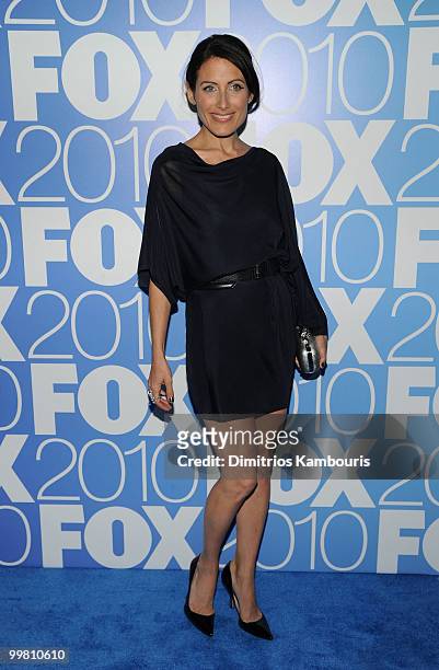 Actress Lisa Edelstein attends the 2010 FOX Upfront after party at Wollman Rink, Central Park on May 17, 2010 in New York City.