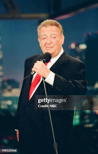 Episode 1666-- Pictured: Comedian Rodney Dangerfield during an segment on August 18, 1999 --