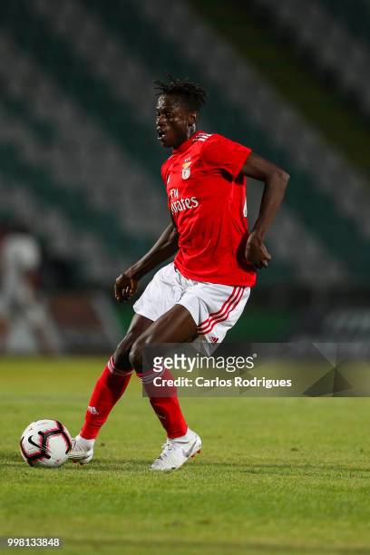 Benfica midfielder Alfa Semedo from Guinea Bissau during the match between SL Benfica and Vitoria Setubal FC for the Internacional Tournament of...