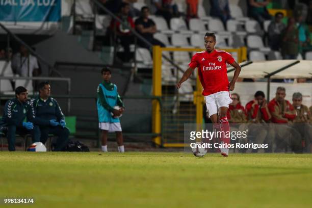 Benfica defender Tyronne Ebuehi from Nigeria during the match between SL Benfica and Vitoria Setubal FC for the Internacional Tournament of Sadoat...