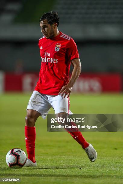 Benfica defender Yuri Ribeiro from Portugal during the match between SL Benfica and Vitoria Setubal FC for the Internacional Tournament of Sadoat...