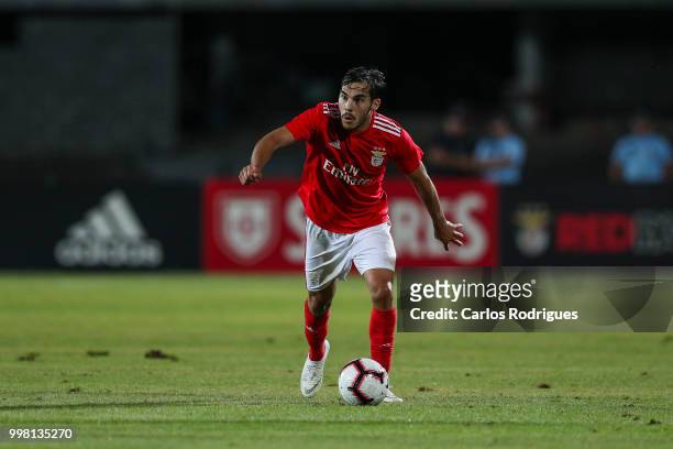 Benfica defender Yuri Ribeiro from Portugal during the match between SL Benfica and Vitoria Setubal FC for the Internacional Tournament of Sadoat...