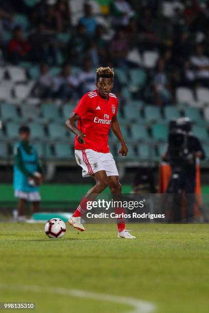 Benfica midfielder Gedson Fernandes from Portugal during the match between SL Benfica and Vitoria Setubal FC for the Internacional Tournament of...
