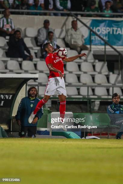 Benfica defender Andre Almeida from Portugal during the match between SL Benfica and Vitoria Setubal FC for the Internacional Tournament of Sadoat...