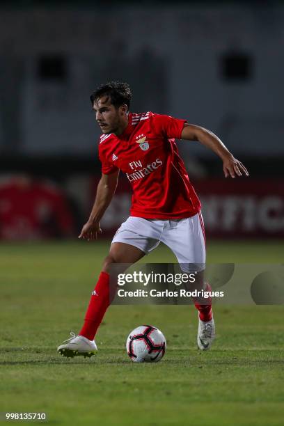 Benfica defender Yuri Ribeiro from Portugal during the match between SL Benfica and Vitoria Setubal FC for the Internacional Tournament of Sadoat...