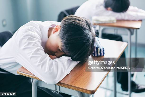 school life in japan - junior high student stock pictures, royalty-free photos & images