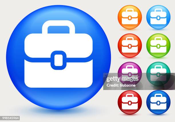 business briefcase icon - wine case stock illustrations