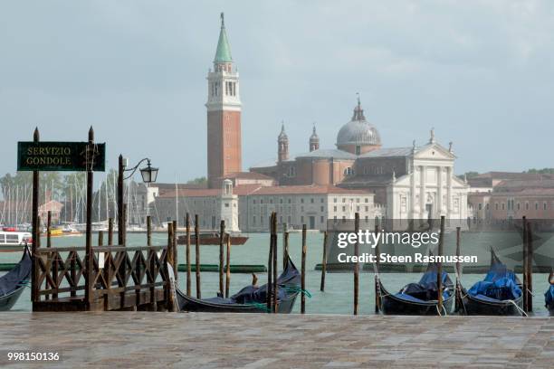 san giorgio maggiore in the rain - steen stock pictures, royalty-free photos & images