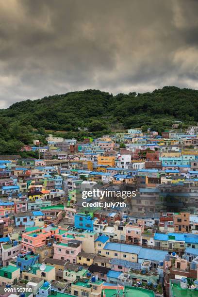 gamcheon culture village - july7th stock pictures, royalty-free photos & images