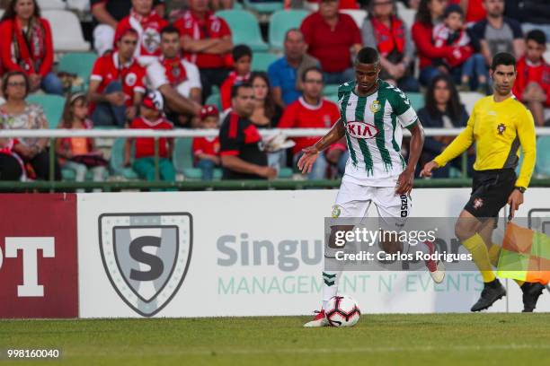 Vitoria Setubal defender Vasco Fernandes from Portugal during the match between SL Benfica and Vitoria Setubal FC for the Internacional Tournament of...