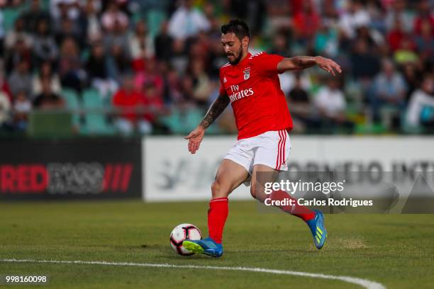 Benfica forward Facundo Ferreyra from Argentina during the match between SL Benfica and Vitoria Setubal FC for the Internacional Tournament of Sadoat...