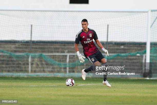 Benfica goalkeeper Odysseas Vlachodimos from Germany during the match between SL Benfica and Vitoria Setubal FC for the Internacional Tournament of...
