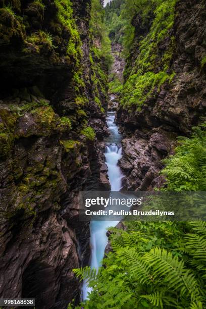 bordalsgjelet gorge, voss, norway - voss photos et images de collection