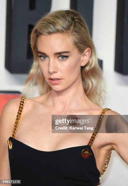 Vanessa Kirby attends the UK Premiere of "Mission: Impossible - Fallout" at BFI IMAX on July 13, 2018 in London, England.