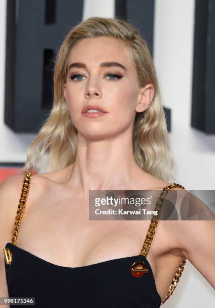 Vanessa Kirby attends the UK Premiere of "Mission: Impossible - Fallout" at BFI IMAX on July 13, 2018 in London, England.