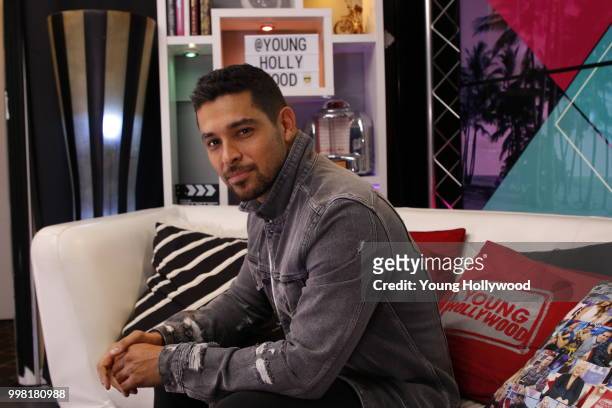 July 11: Wilmer Valderrama visits the Young Hollywood Studio on July 11, 2018 in Los Angeles, California.