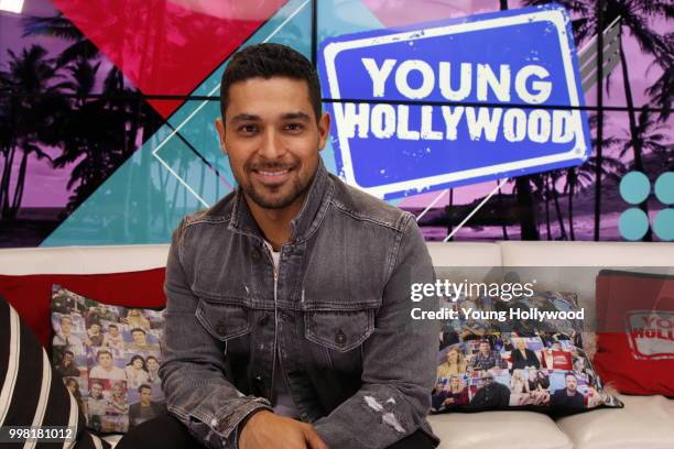 July 11: Wilmer Valderrama visits the Young Hollywood Studio on July 11, 2018 in Los Angeles, California.