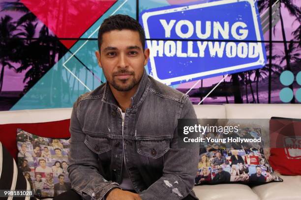 July 11: Wilmer Valderrama visits the Young Hollywood Studio on July 11, 2018 in Los Angeles, California.