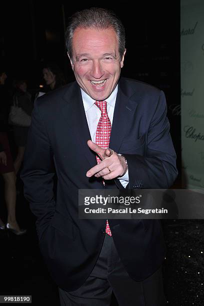 Getty Images Director of Photography for EMEA Georges De Keerle attends the Chopard 150th Anniversary Party at Palm Beach, Pointe Croisette during...