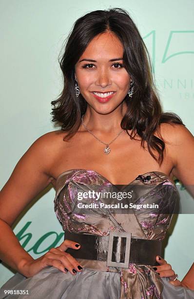 British Actress and TV Presenter Myleene Klass attends the Chopard 150th Anniversary Party at Palm Beach, Pointe Croisette during the 63rd Annual...