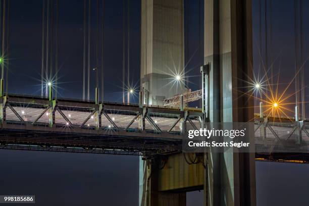 verrazano-narrows evening ii - verrazano stock pictures, royalty-free photos & images