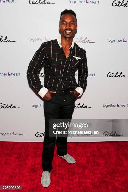 Jacques Derosena arrives at Gilda Garza Presents Kings & Queens Art Exhibition in Support of Together1Heart on July 12, 2018 in Los Angeles,...