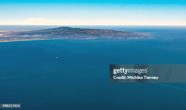 aerial view of rancho palos verdes, la - rancho palos verdes bildbanksfoton och bilder