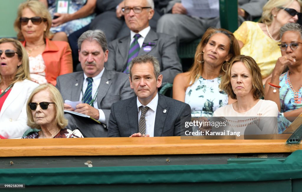 Celebrities Attend Wimbledon