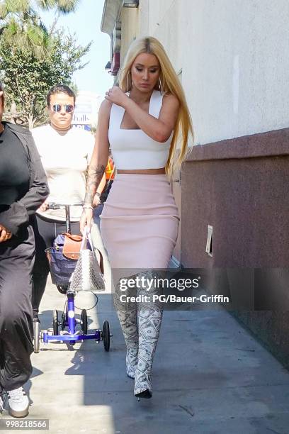 Iggy Azalea is seen on July 13, 2018 in Los Angeles, California.