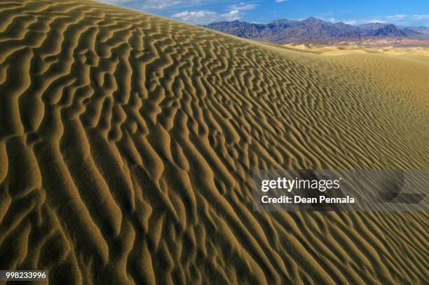 mesquite flat sand dunes - mesquite flat dunes stock pictures, royalty-free photos & images