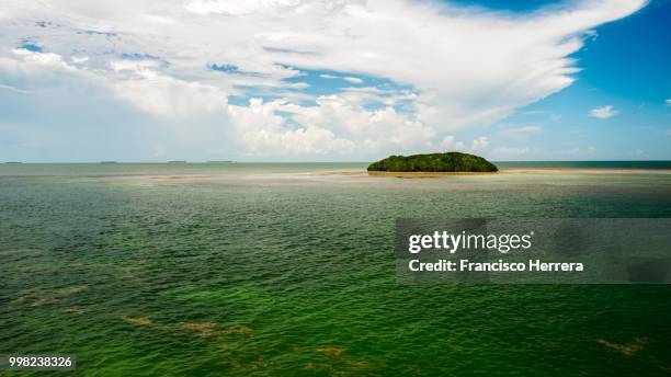 florida keys from seven-mile bridge - seven mile bridge fotografías e imágenes de stock