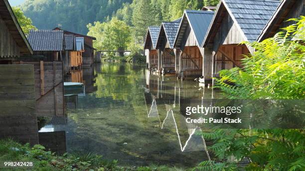 bad aussee,austria - bad aussee stock pictures, royalty-free photos & images